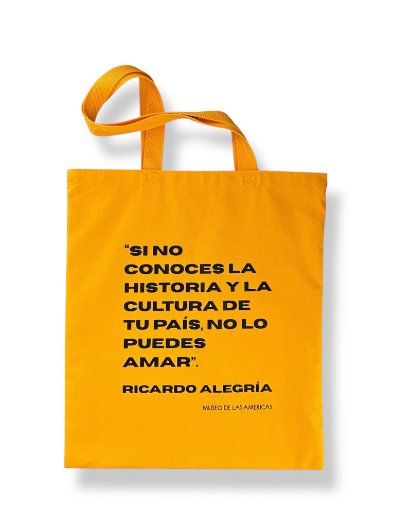 Don Ricardo Alegría quote tote