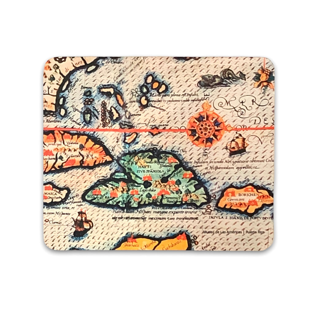Old Caribbean Map mouse pad