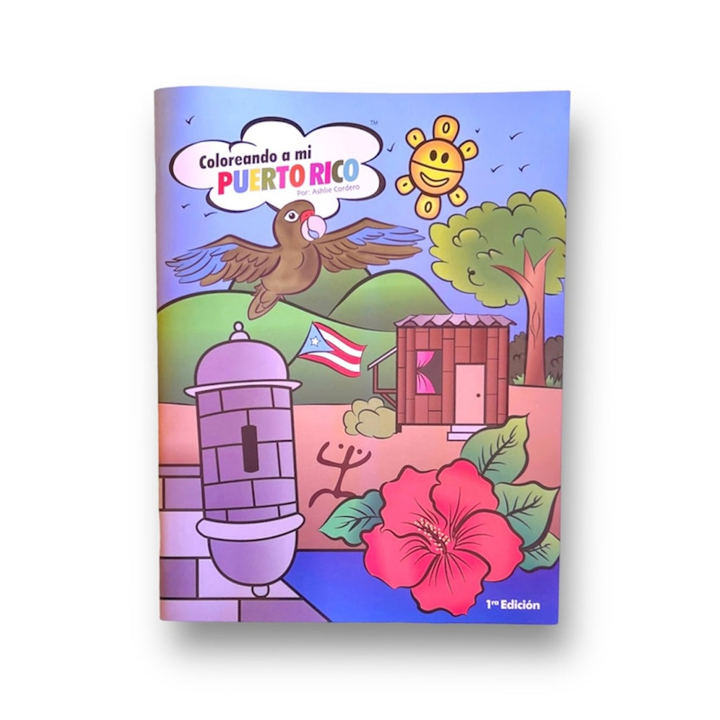 Coloring book "Coloreando a mi Puerto Rico"